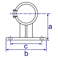 V34_Handlaufkonsole,Rohr-Wandhalter,Rohrverbinder,Wandkonsole,Rohrhalter